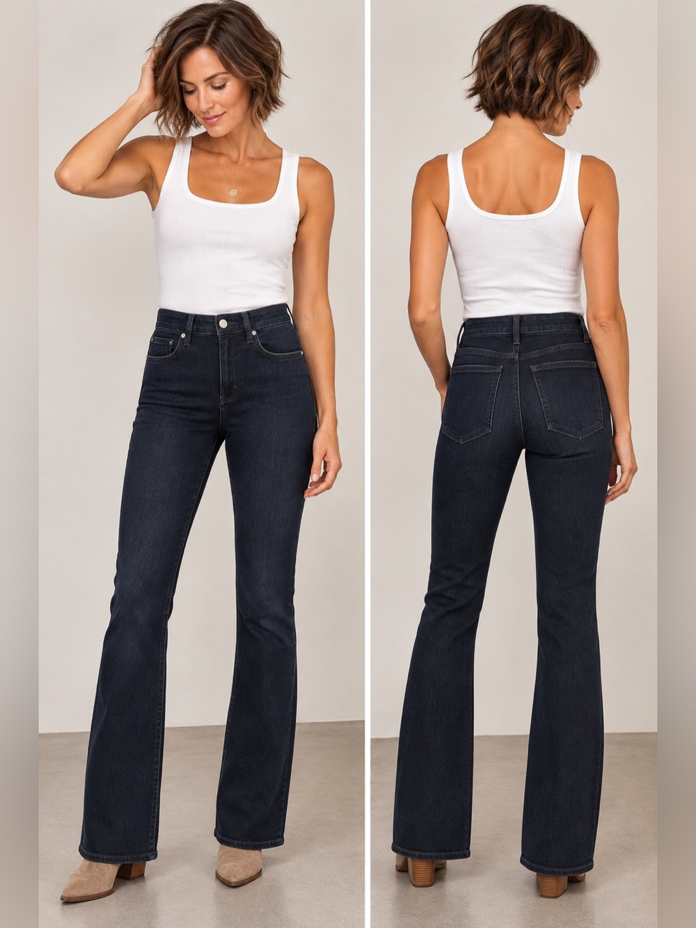 FRAME Le Mini Boot Jeans Onyx Indigo Dark Wash Bootcut Size 26